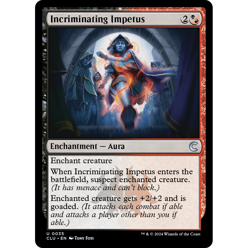 Incriminating Impetus (CLU-035) - Ravnica: Clue Edition