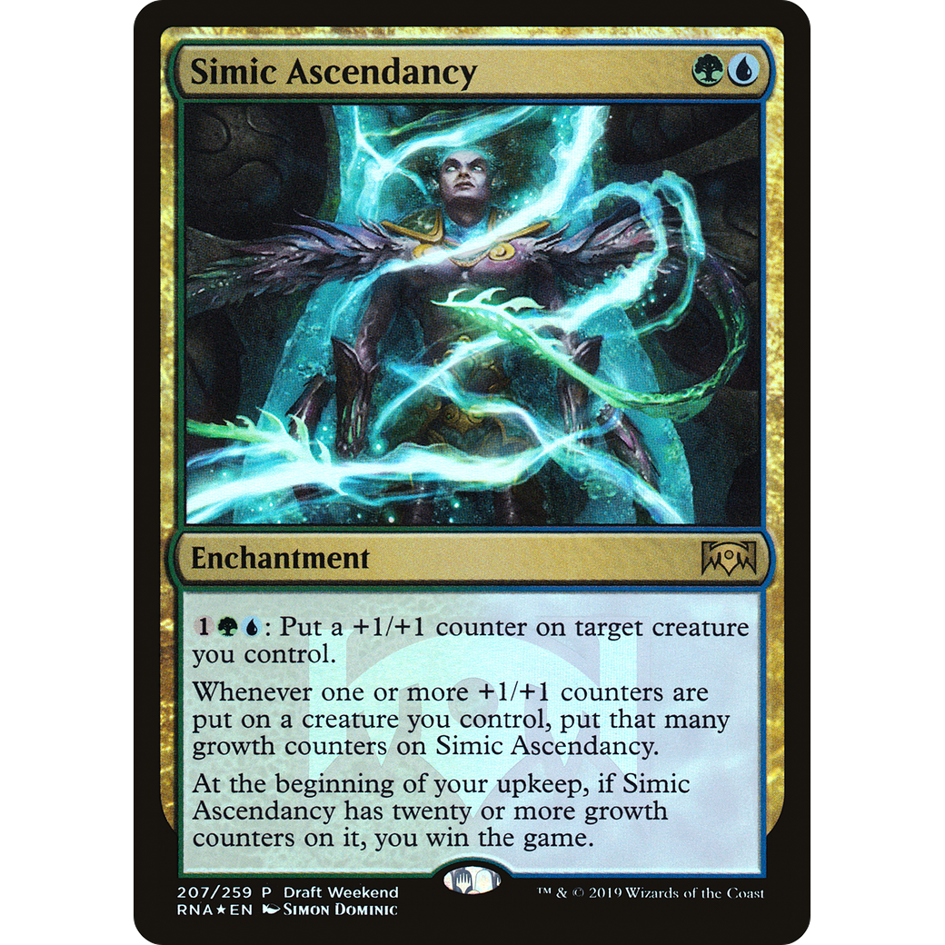 Simic Ascendancy (Draft Weekend) (LARP-207) - Ravnica Allegiance Promos Foil