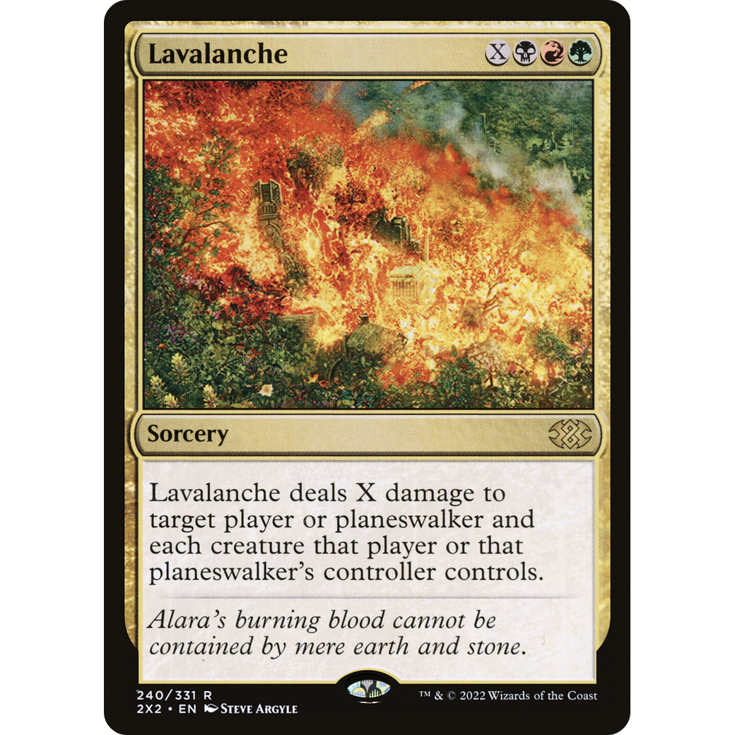 Lavalanche (2X2-240) - Double Masters 2022 Foil