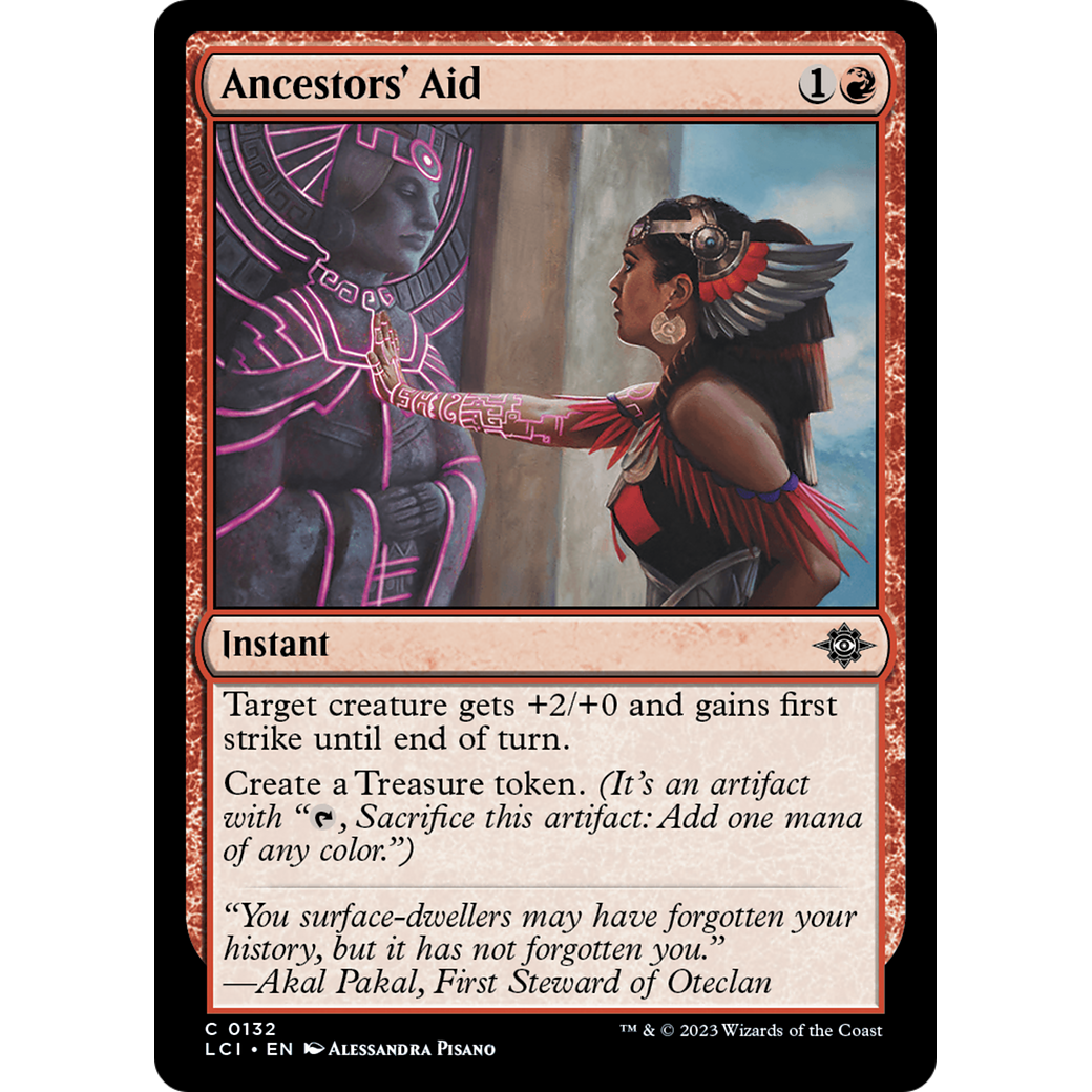 Ancestors' Aid (LCI-132) - The Lost Caverns of Ixalan Foil