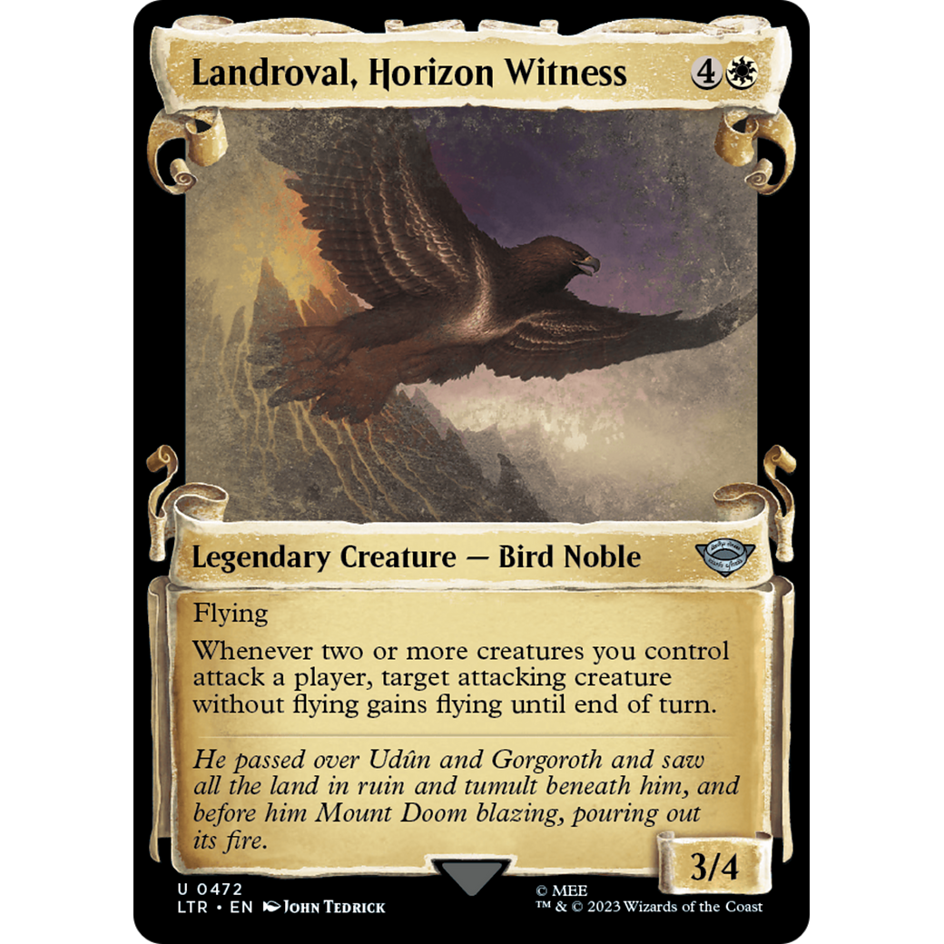 Landroval, Horizon Witness (LTR-472) - The Lord of the Rings: Tales of Middle-earth: (Showcase) Foil