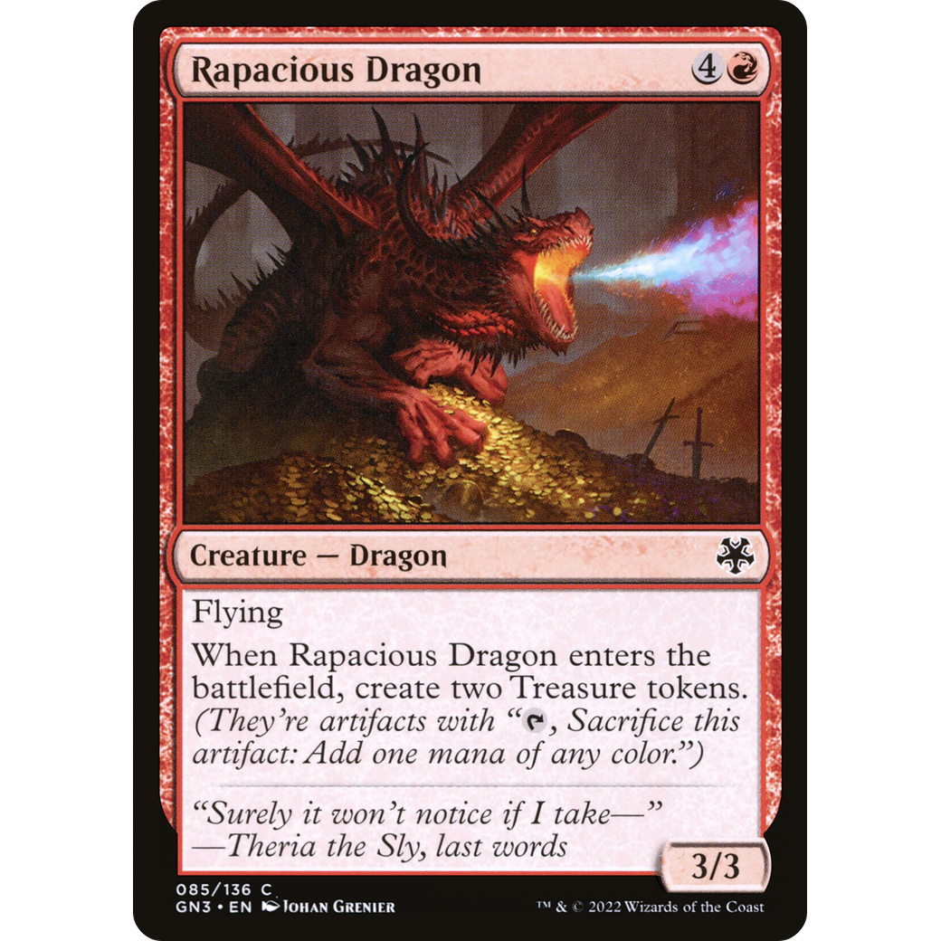 Rapacious Dragon (GN3-085) - Game Night: Free-for-All