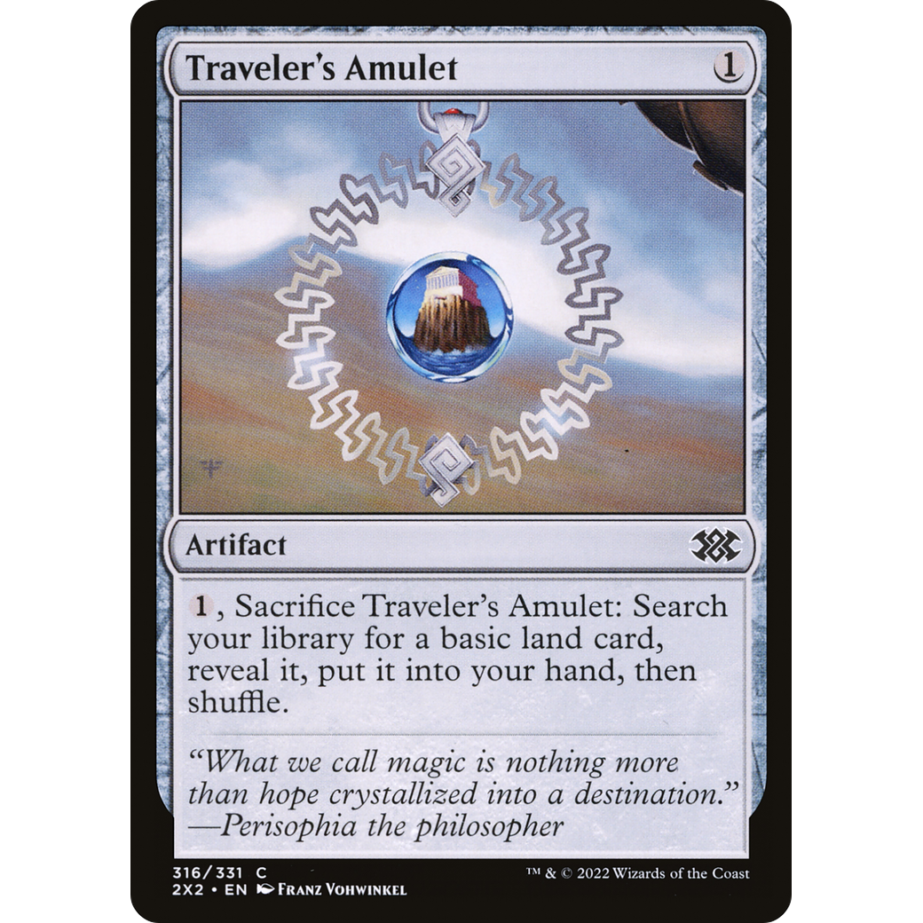 Traveler's Amulet (2X2-316) - Double Masters 2022 Foil