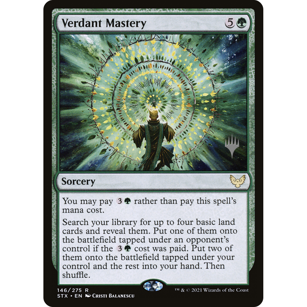 Verdant Mastery (PPSTX-146) - Strixhaven: School of Mages Promos