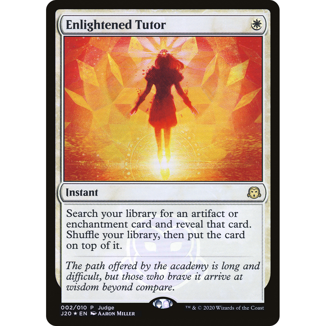 Enlightened Tutor (JDG-002) - Judge Gift Cards 2020 Foil