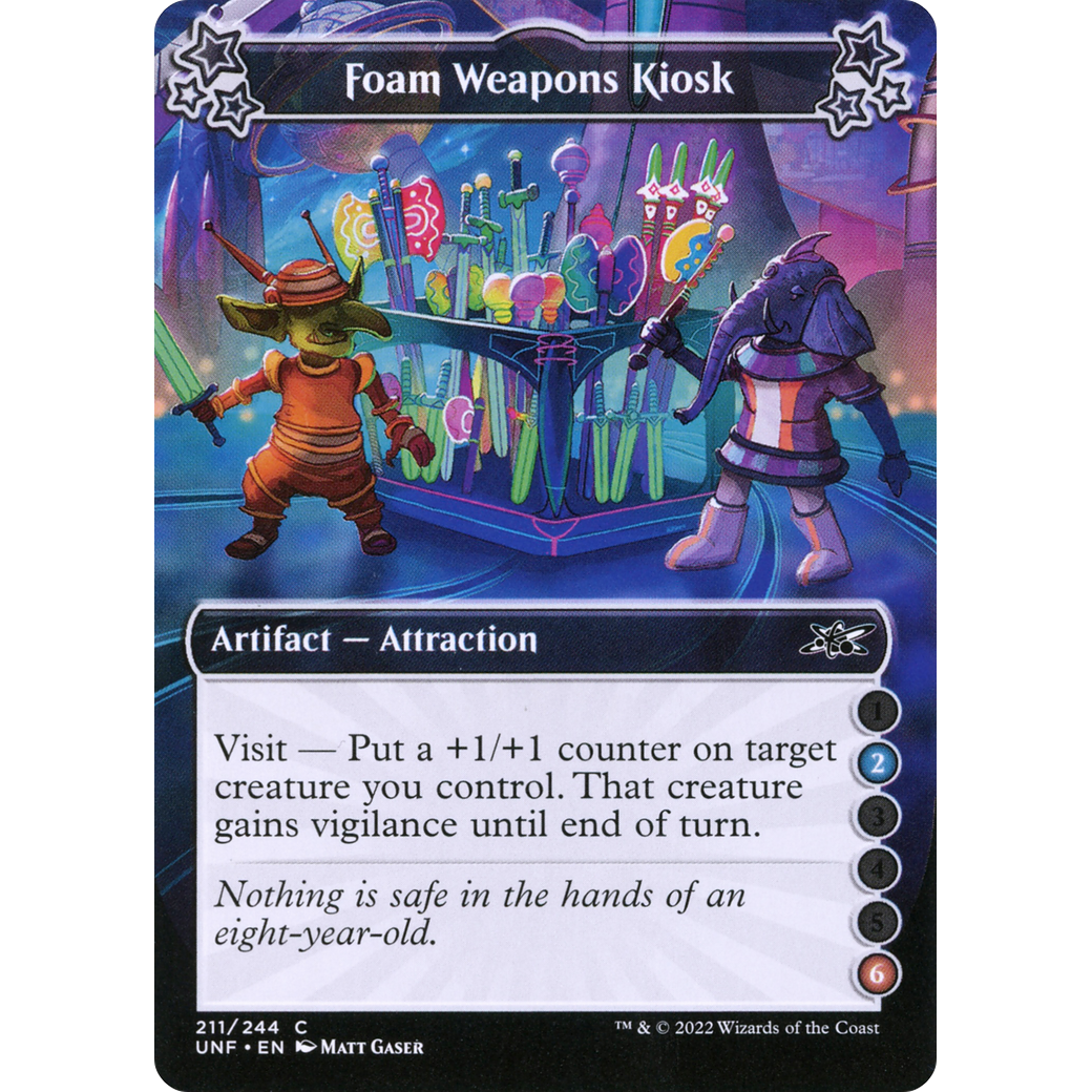 Foam Weapons Kiosk (2-6) (UNF-211) - Unfinity Foil
