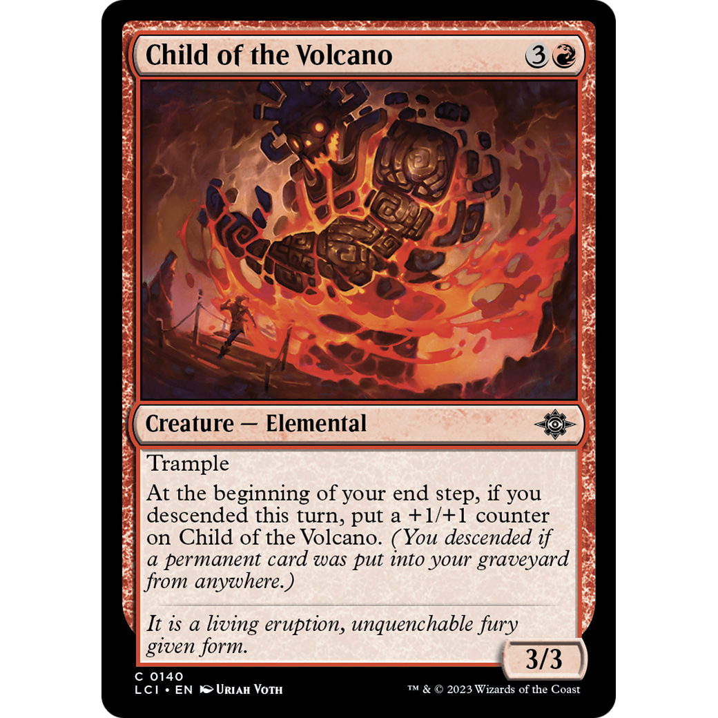 Child of the Volcano (LCI-140) - The Lost Caverns of Ixalan Foil