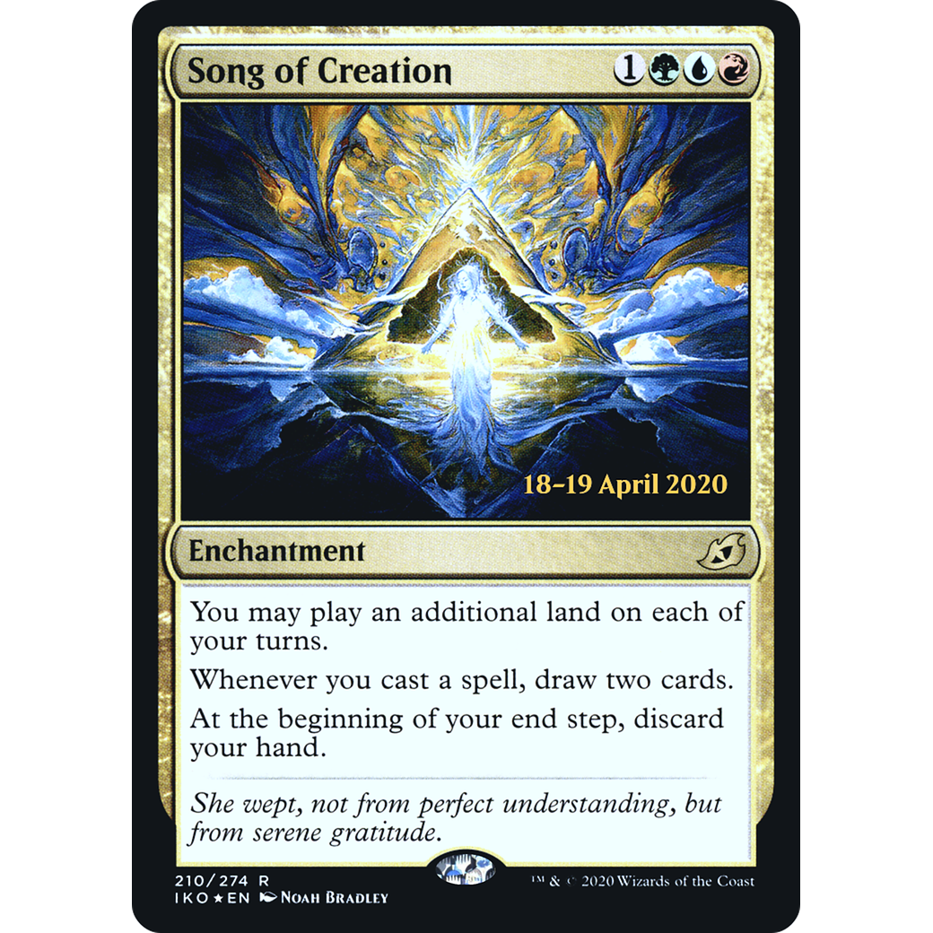 Song of Creation (PRE-210) - Ikoria: Lair of Behemoths Promos Foil
