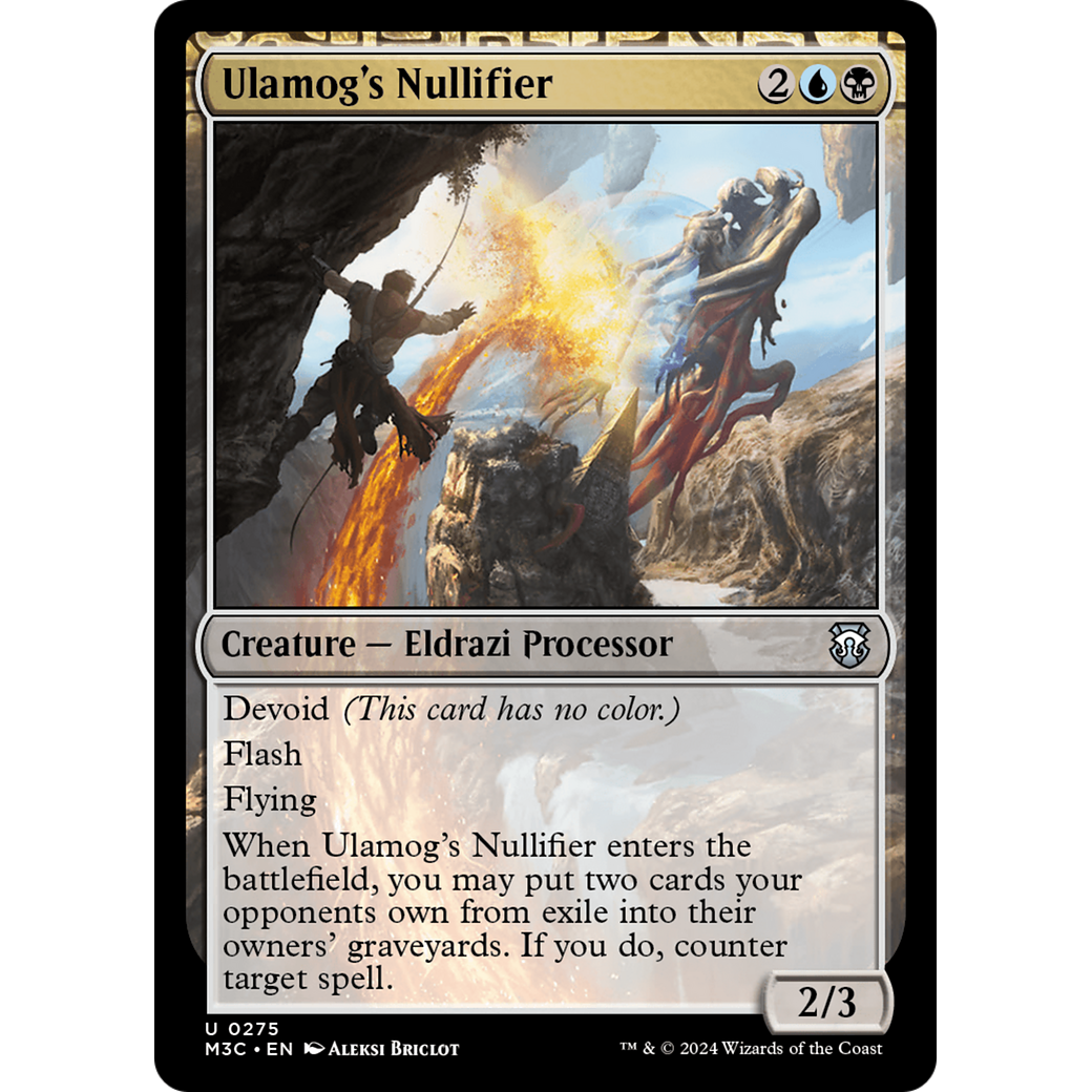 Ulamog's Nullifier (M3C-275) - Modern Horizons 3 Commander: (devoid) Foil