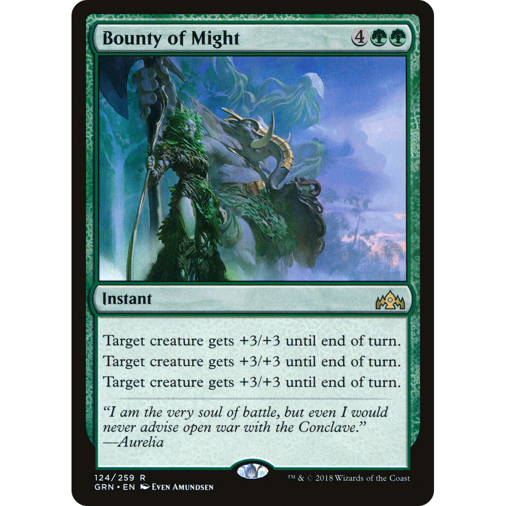 Bounty of Might (GRN-124) - Guilds of Ravnica