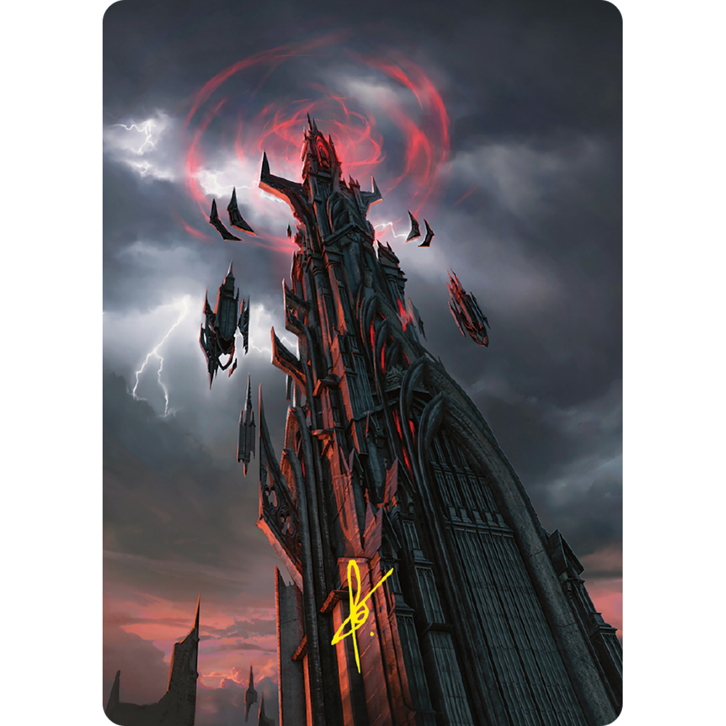 Barad-dûr // Barad-dûr (ALTR-054) - Tales of Middle-earth Art Series (Borderless) Foil