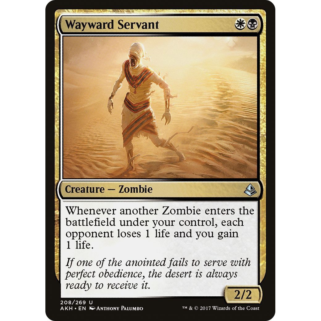Wayward Servant (AKH-208) - Amonkhet