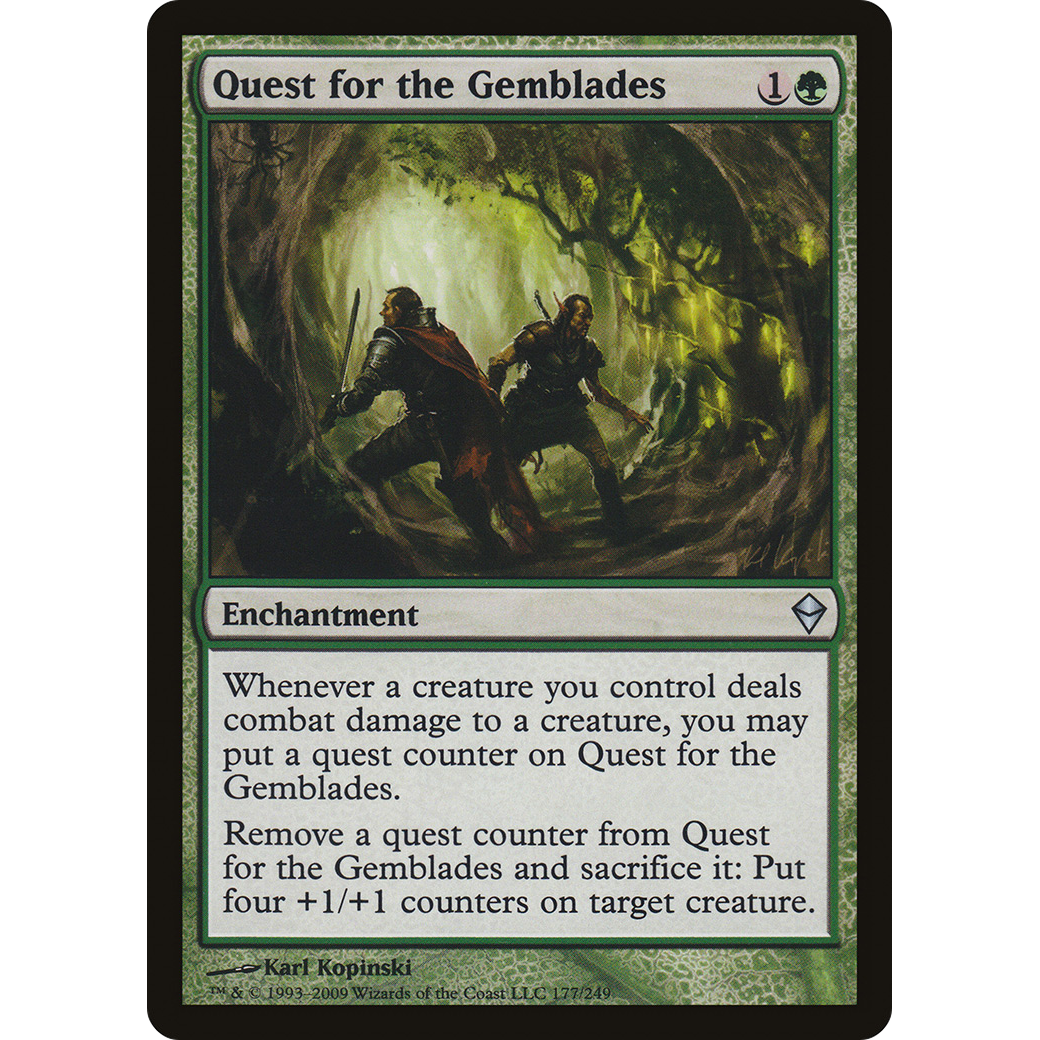 Quest for the Gemblades (ZEN-177) - Zendikar Foil