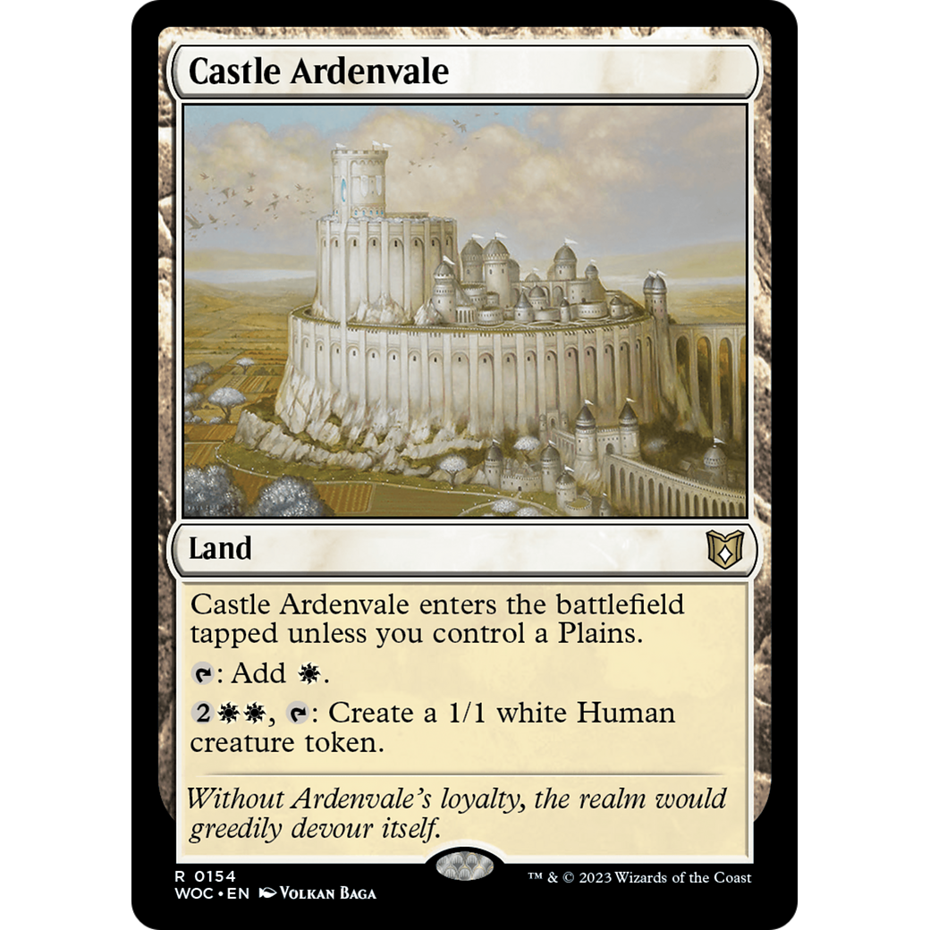 Castle Ardenvale (WOC-154) - Wilds of Eldraine Commander