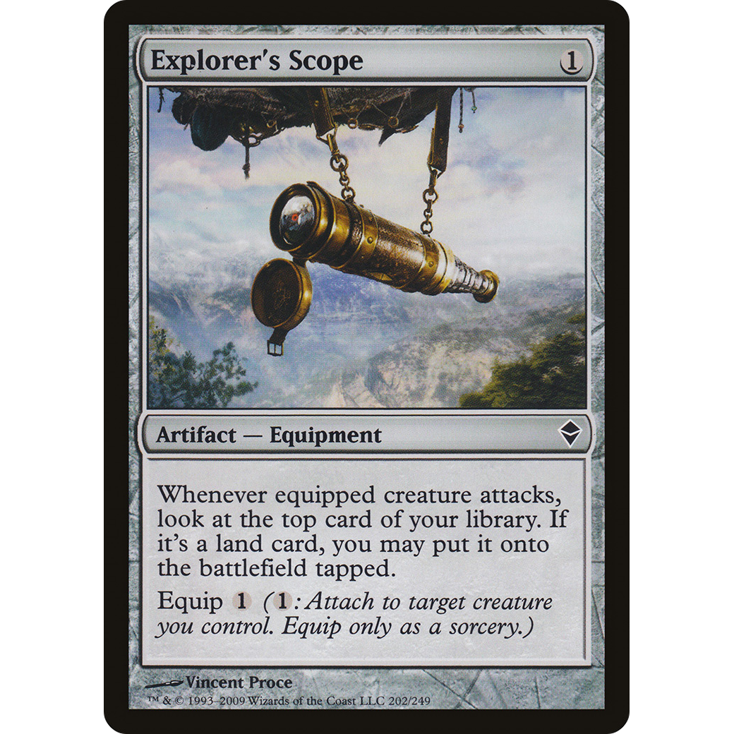 Explorer's Scope (ZEN-202) - Zendikar Foil
