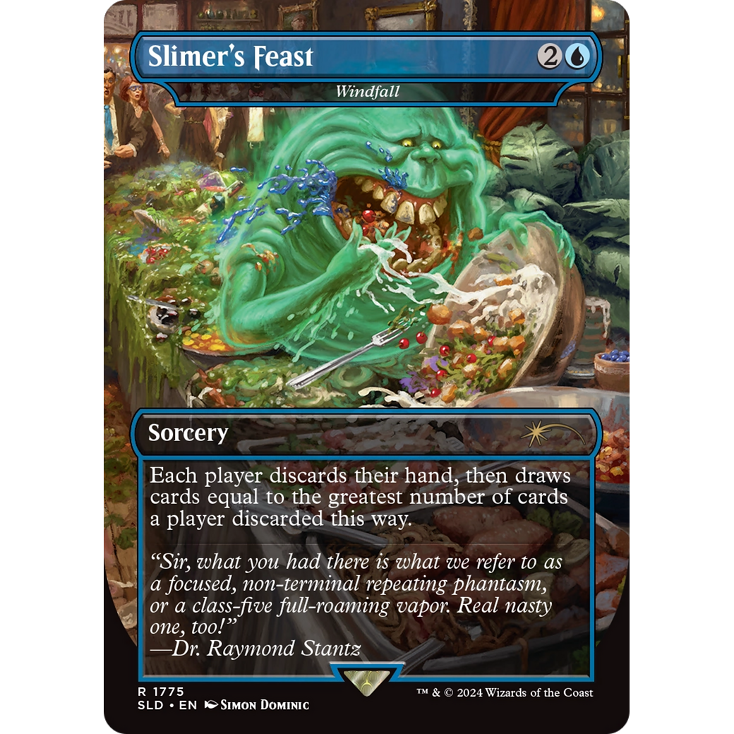 Slimer's Feast - Windfall (SLD-1775) - Secret Lair Drop / Slimer's Feast (Borderless)