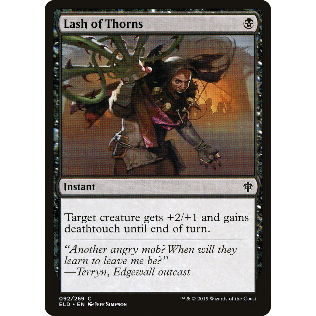 Lash of Thorns (ELD-092) - Throne of Eldraine