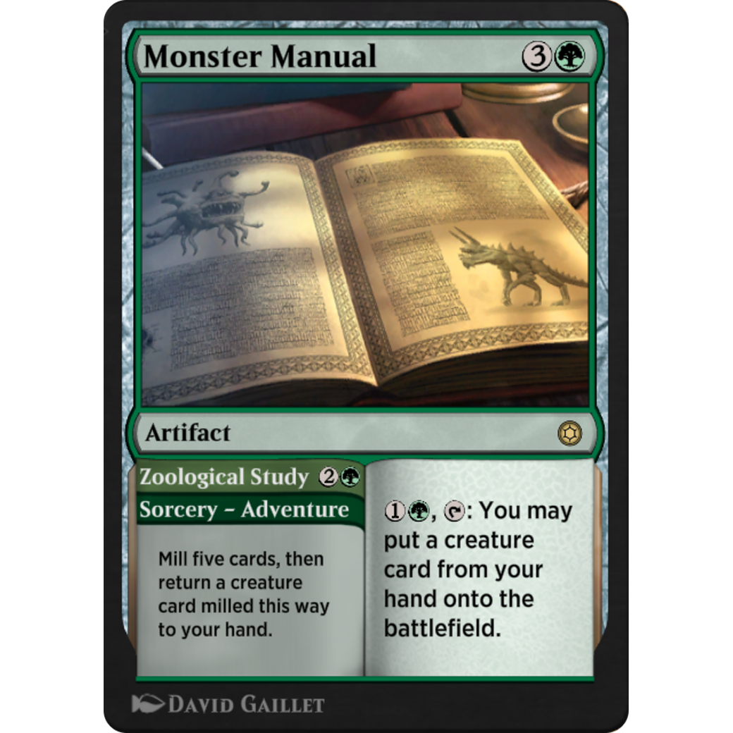 Monster Manual // Zoological Study (HBG-217) - Alchemy Horizons: Baldur's Gate
