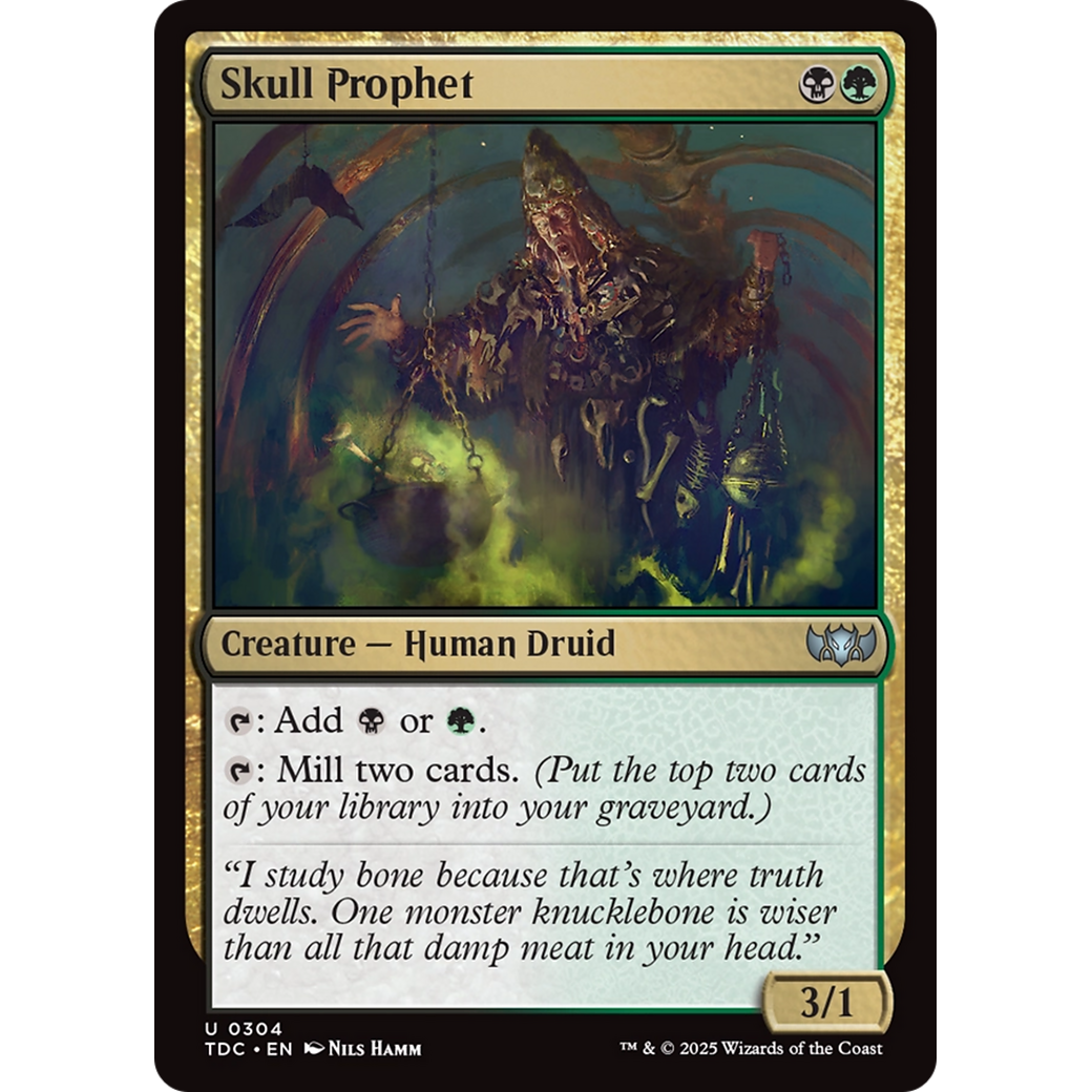 Skull Prophet (TDC-304) - Commander: Tarkir: Dragonstorm