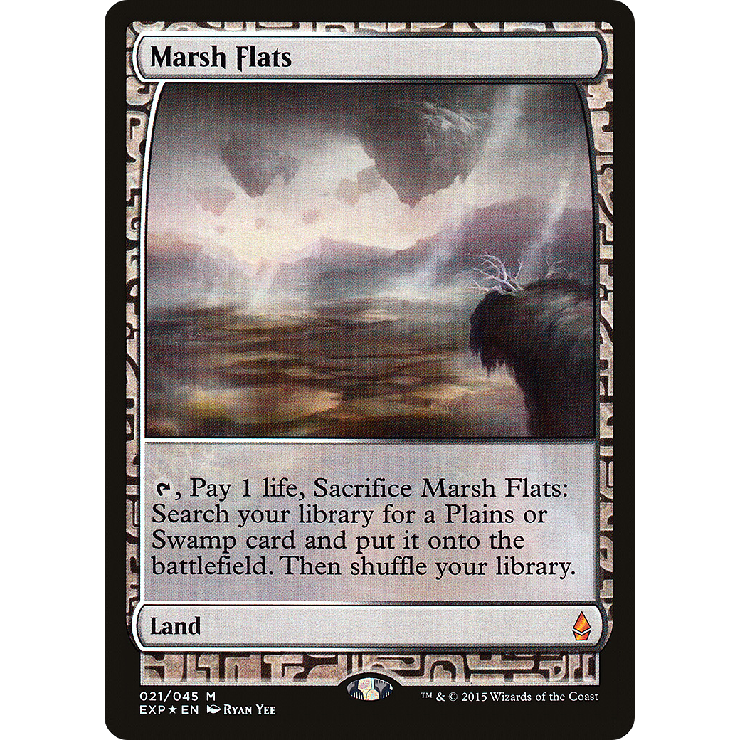 Marsh Flats (EXP-021) - Zendikar Expeditions Foil