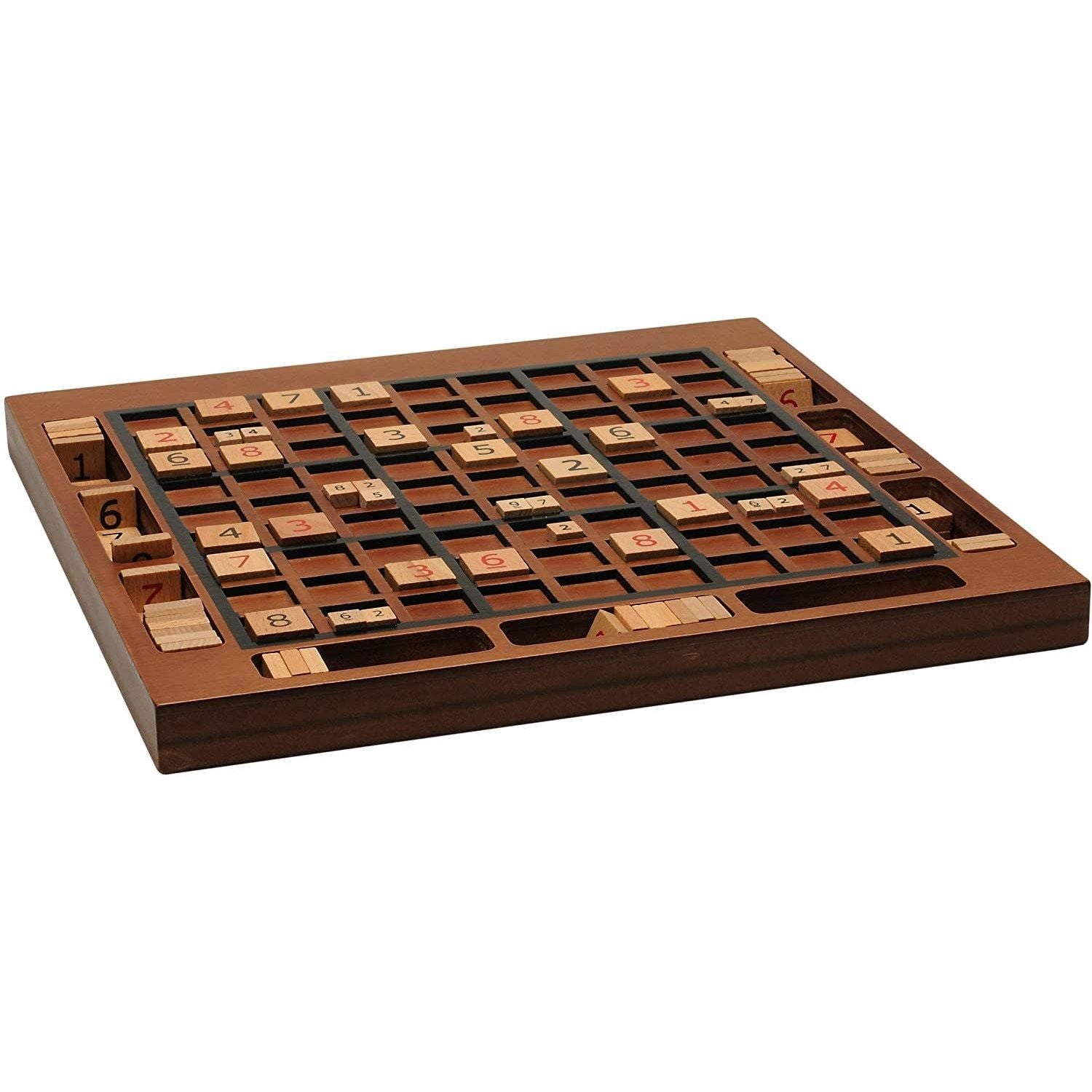 Wooden Sudoku Board in Walnut Stain - 11.5 in.