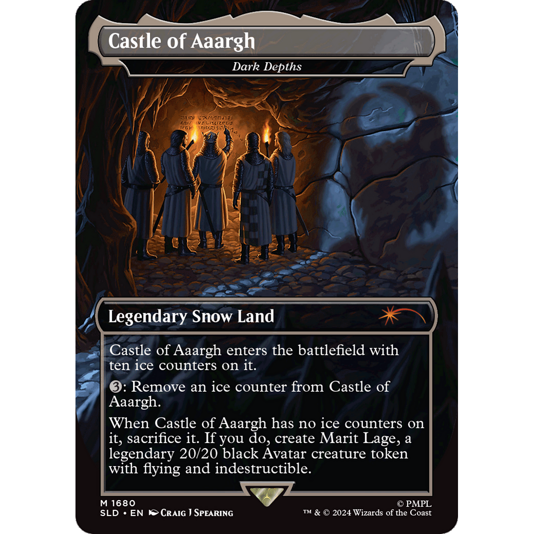 Castle of Aaargh - Dark Depths (SLD-1680) - Secret Lair Drop / Castle of Aaargh (Borderless) Foil