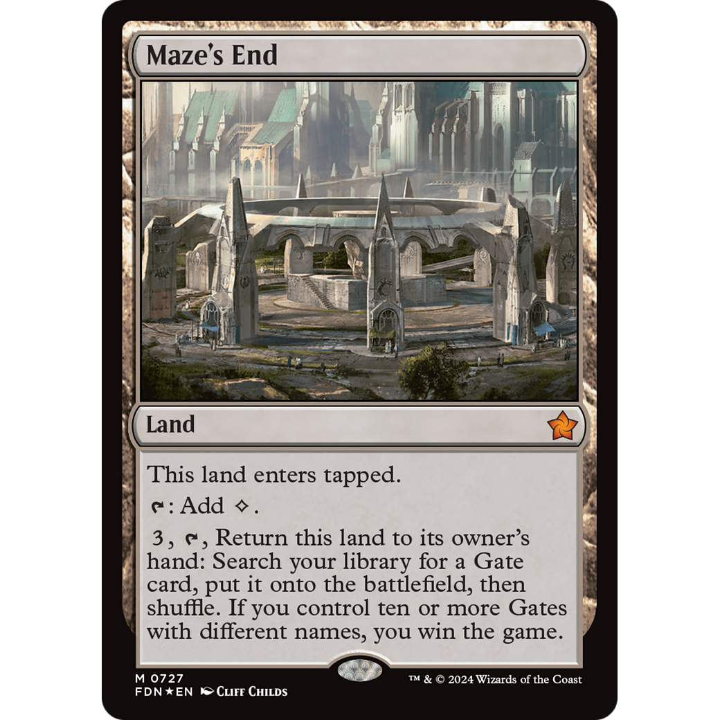 Maze's End (FDN-727) - Foundations Foil