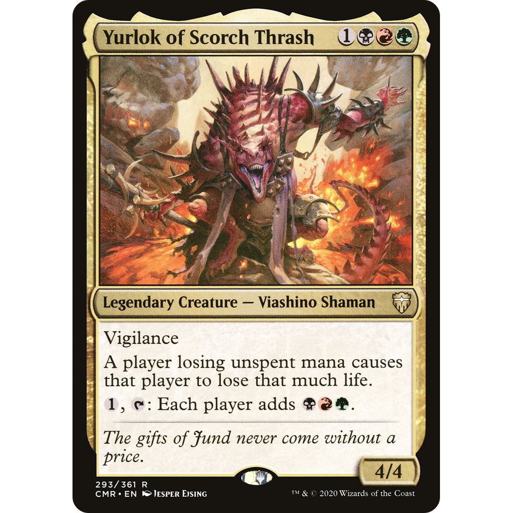 Yurlok of Scorch Thrash (CMR-293) - Commander Legends Foil