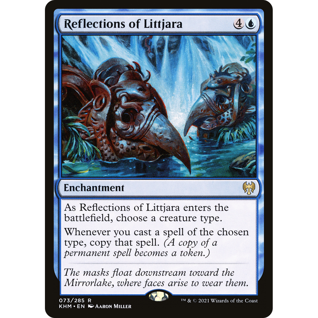Reflections of Littjara (KHM-073) - Kaldheim Foil
