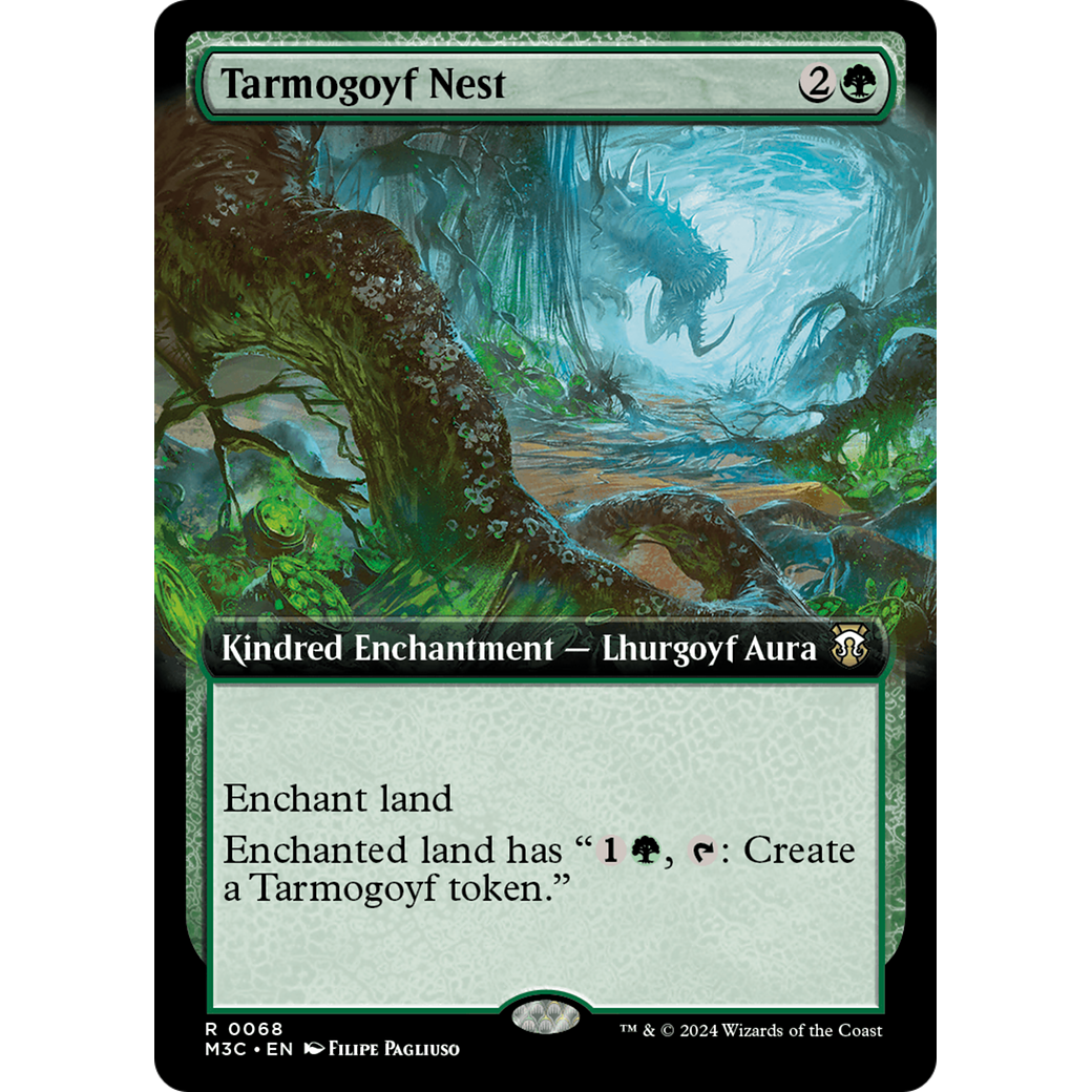 Tarmogoyf Nest (M3C-068) - Modern Horizons 3 Commander: (Extended Art)