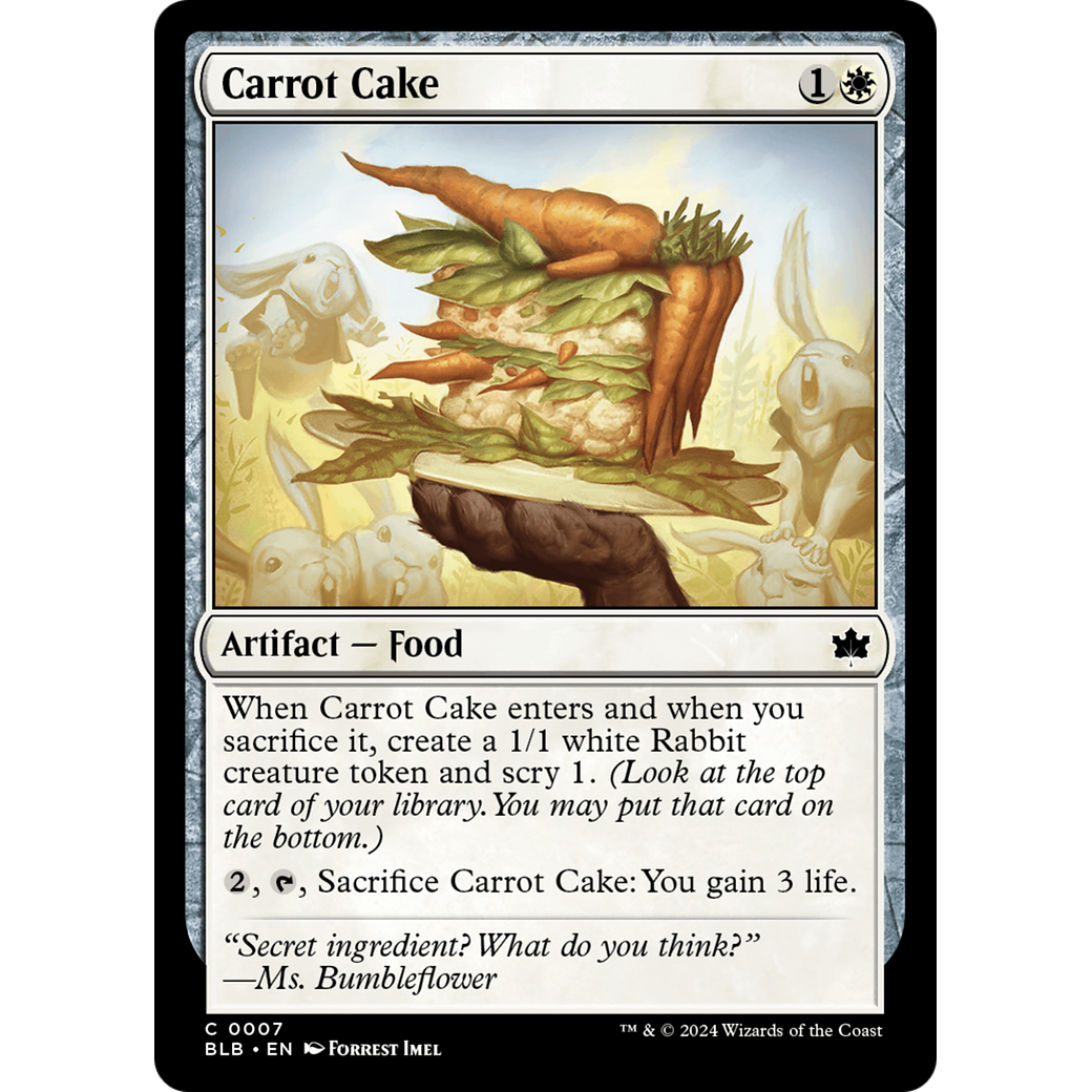 Carrot Cake (BLB-007) - Bloomburrow Foil