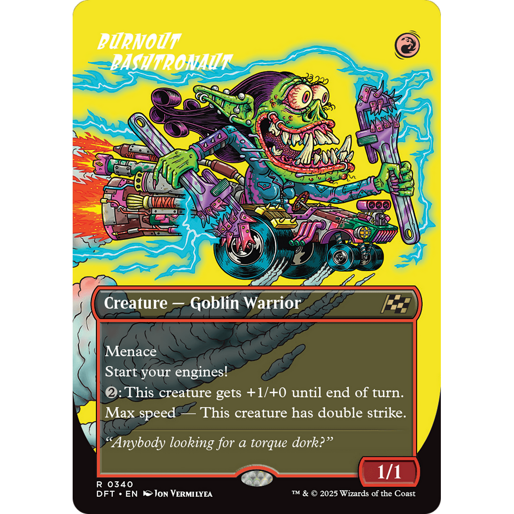 Burnout Bashtronaut (DFT-340) - Aetherdrift (Borderless) Foil