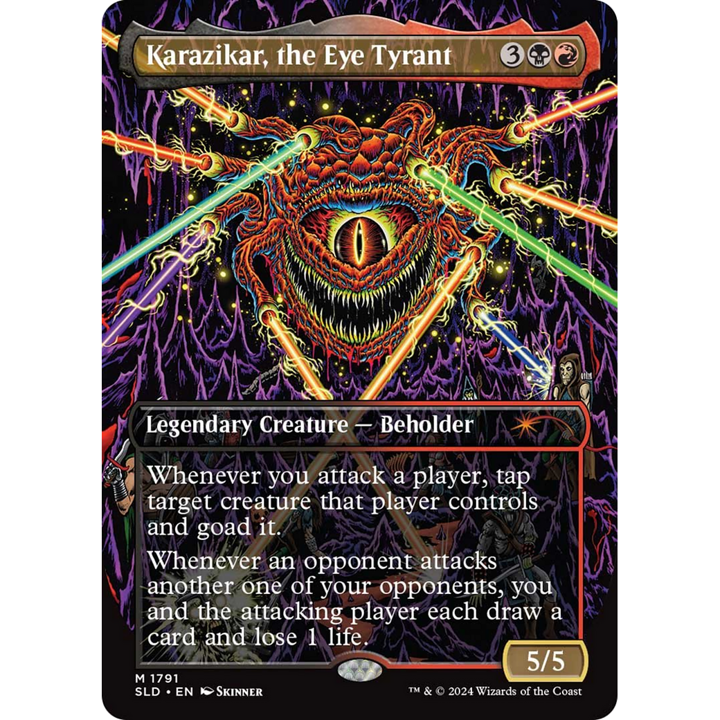 Karazikar, the Eye Tyrant (SLD-1791) - Secret Lair Drop (Borderless)