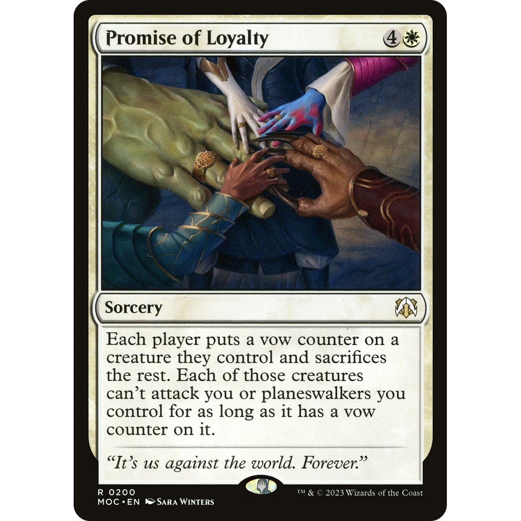 Promise of Loyalty (MOC-200) - March of the Machine Commander