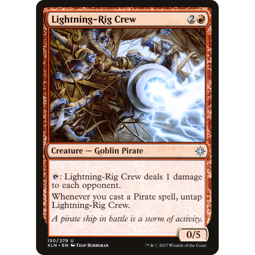 Lightning-Rig Crew (XLN-150) - Ixalan Foil