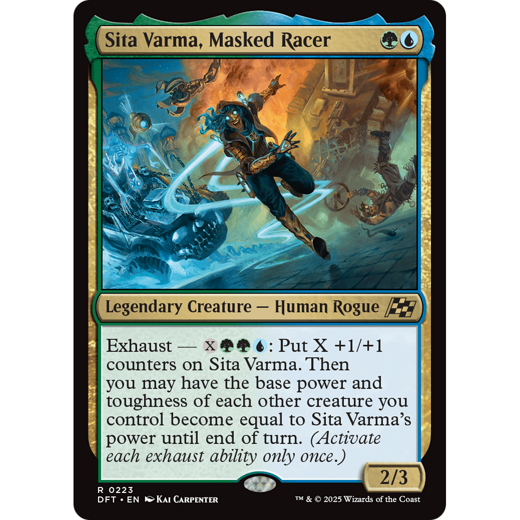 Sita Varma, Masked Racer (DFT-223) - Aetherdrift Foil