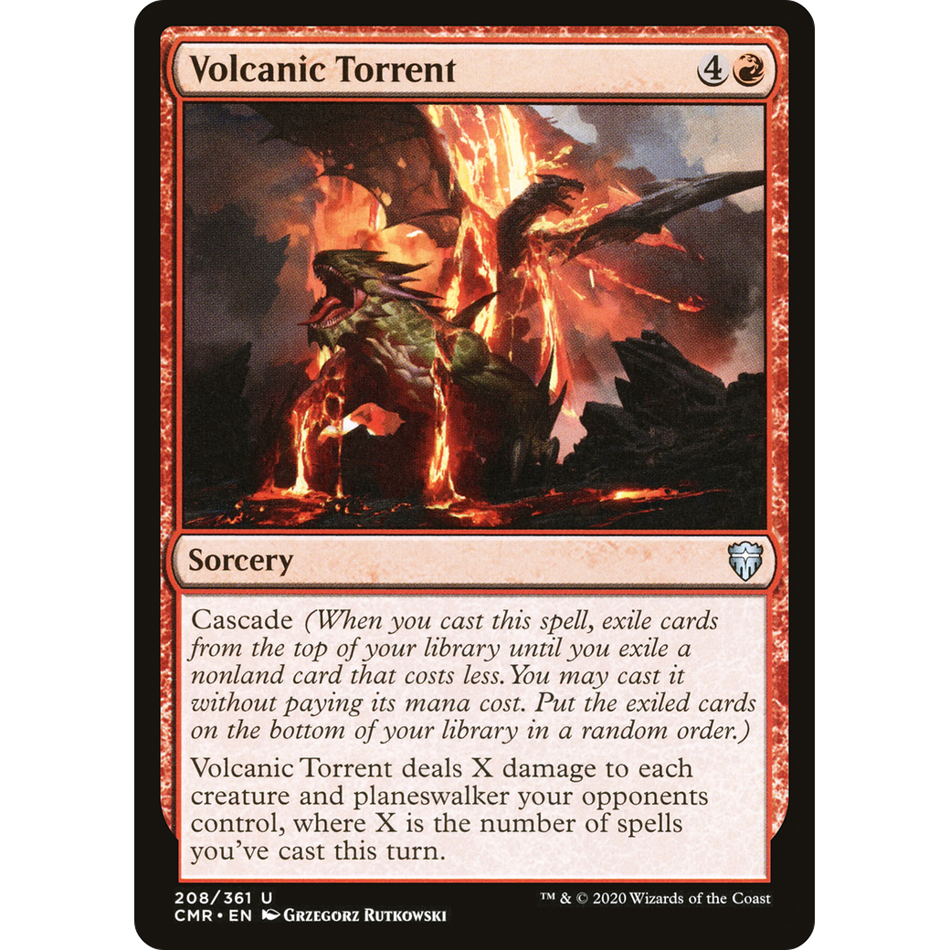 Volcanic Torrent (CMR-208) - Commander Legends Foil