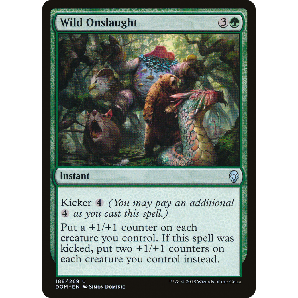 Wild Onslaught (DOM-188) - Dominaria