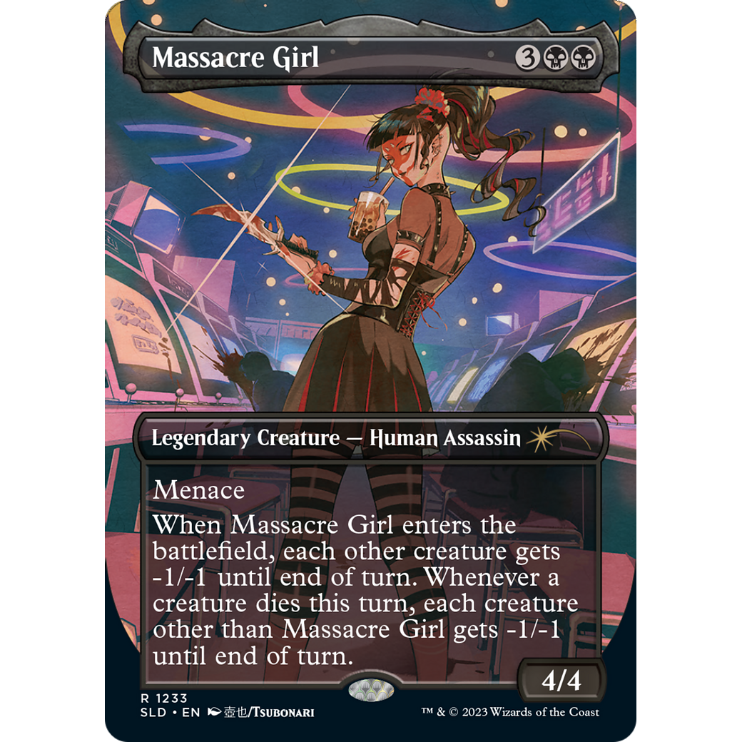 Massacre Girl (SLD-1233) - Secret Lair Drop (Borderless) Foil