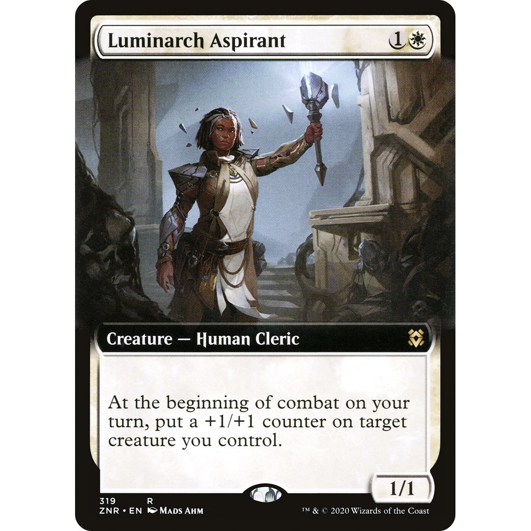 Luminarch Aspirant (Extended Art) (ZNR-319) - Zendikar Rising: (Extended Art)