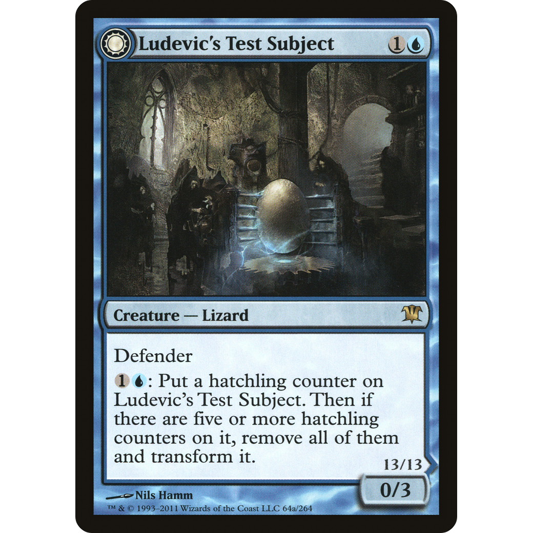 Ludevic's Test Subject (ISD-064) - Innistrad: (Double Faced Transform) Foil