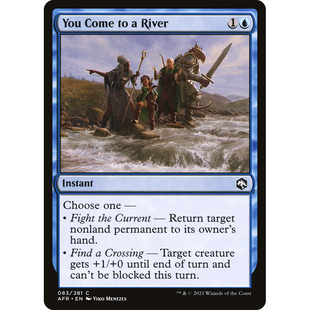 You Come to a River (AFR-083) - Adventures in the Forgotten Realms Foil