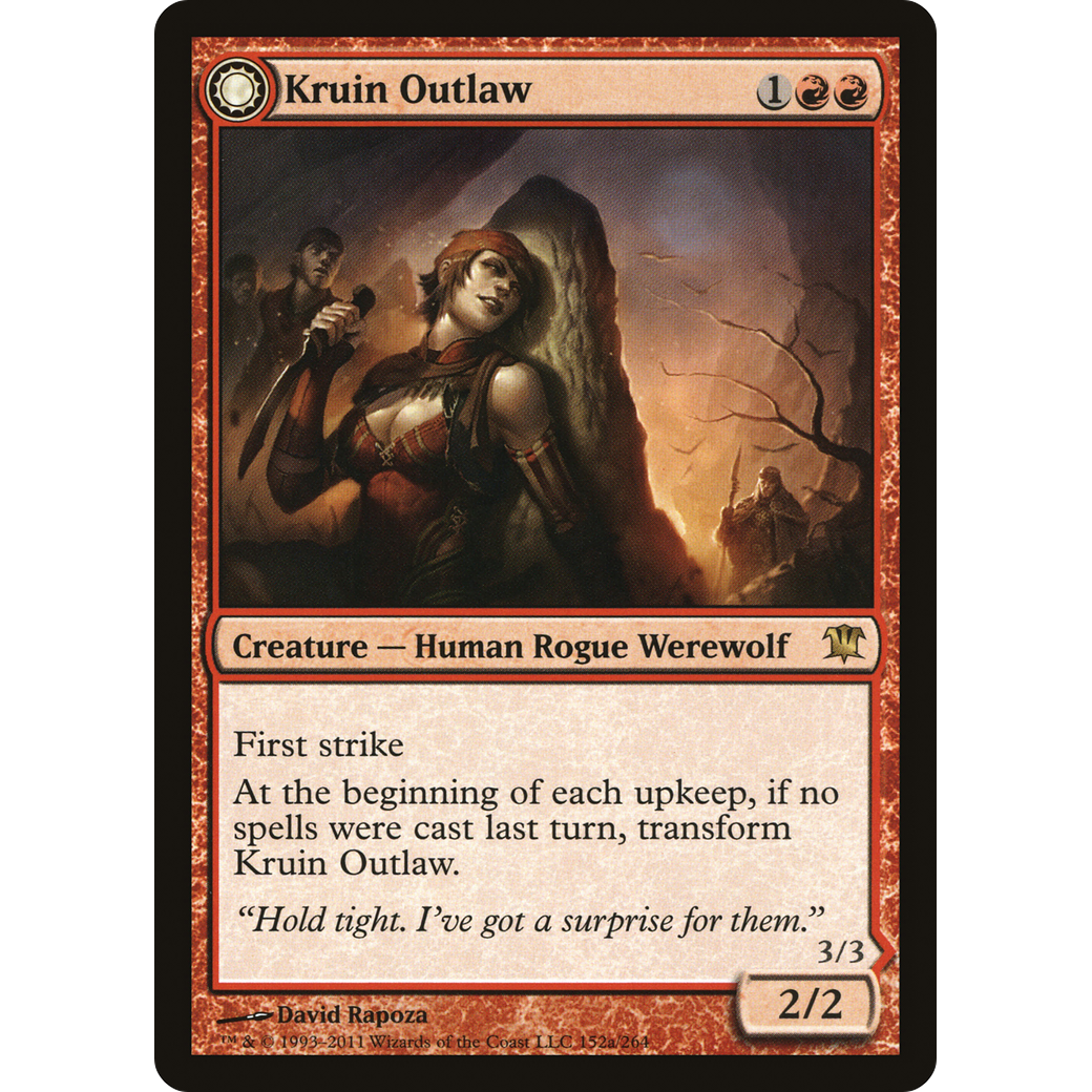 Kruin Outlaw (ISD-152) - Innistrad: (Double Faced Transform)