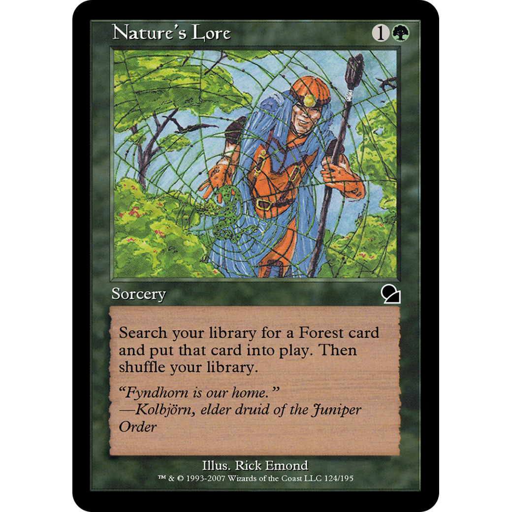 Nature's Lore (ME1-124) - Masters Edition Foil