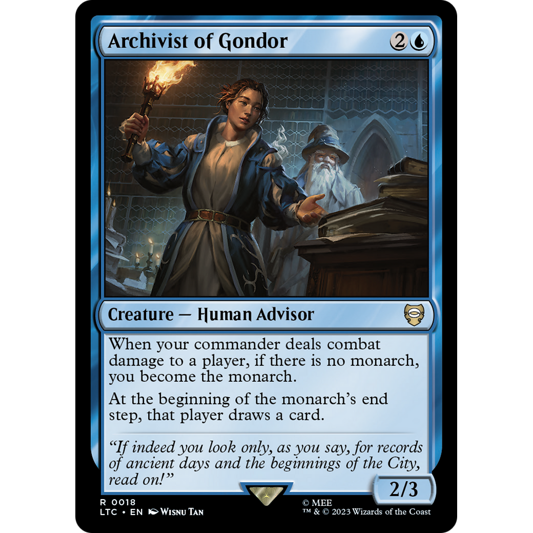 Archivist of Gondor (LTC-018) - Tales of Middle-earth Commander
