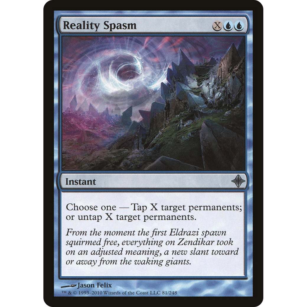 Reality Spasm (ROE-081) - Rise of the Eldrazi Foil