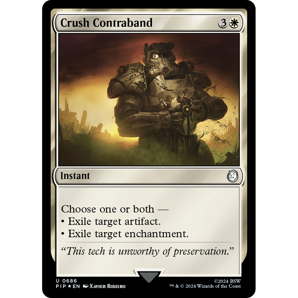 Crush Contraband (PIP-686) - Fallout Foil
