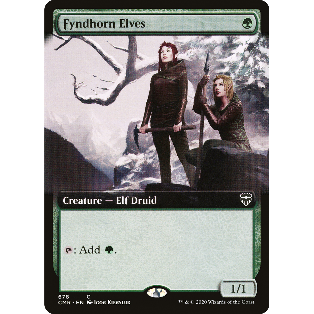 Fyndhorn Elves (Extended Art) (CMR-678) - Commander Legends: (Extended Art)
