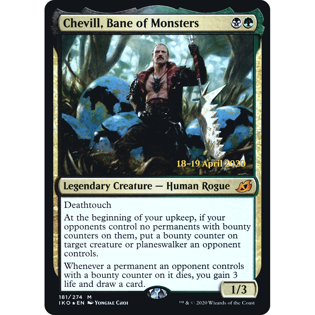 Chevill, Bane of Monsters (PRE-181) - Ikoria: Lair of Behemoths Promos Foil