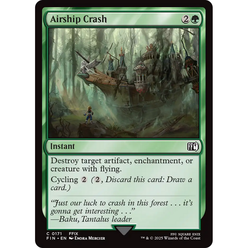 Airship Crash (FIN-171) - FINAL FANTASY Foil